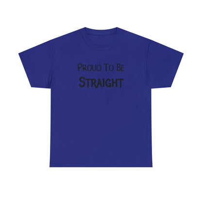 Straight pride t-shirt for casual wear
