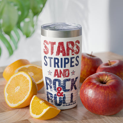 "Stars, Stripes And Rock & Roll" Tumbler - Weave Got Gifts - Unique Gifts You Won’t Find Anywhere Else!