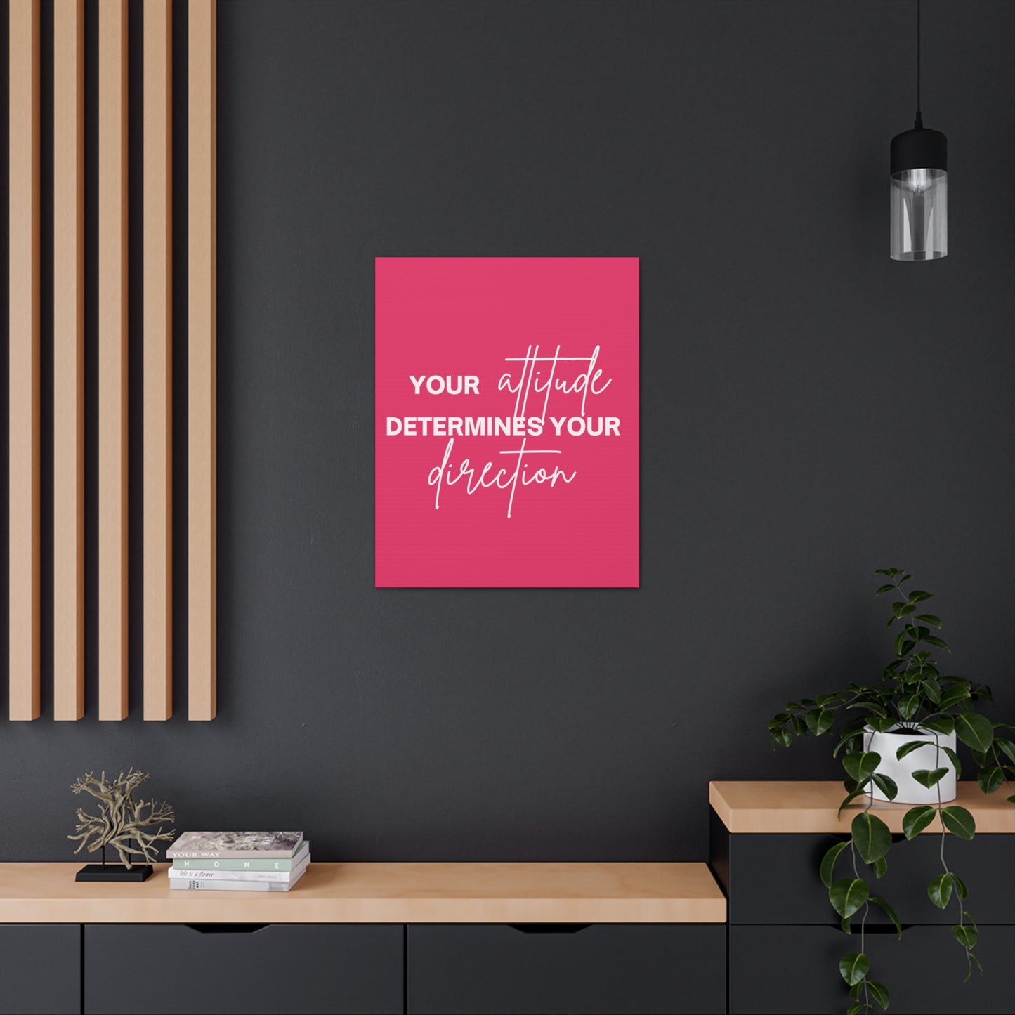 "Your Attitude Determines Your Direction" Wall Art - Weave Got Gifts - Unique Gifts You Won’t Find Anywhere Else!