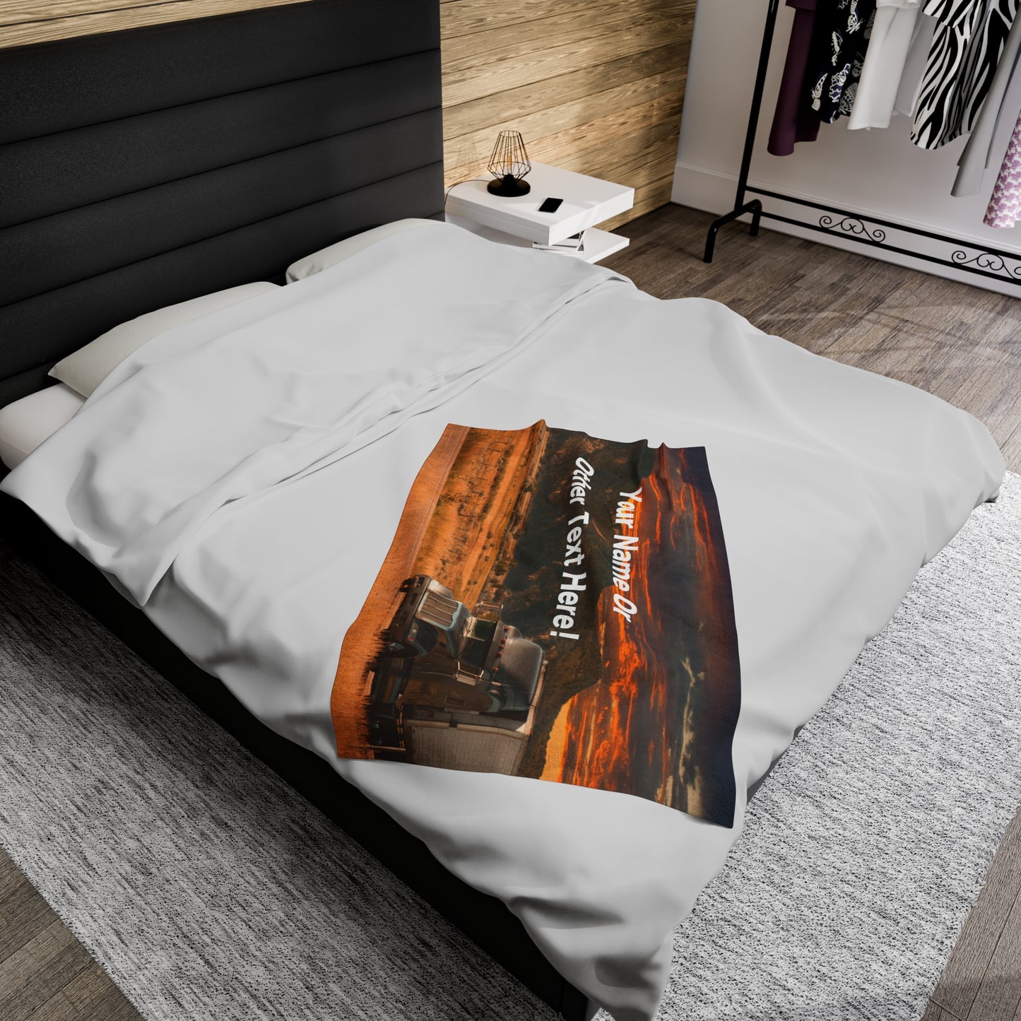 "Truck Driver" Custom Blanket - Weave Got Gifts - Unique Gifts You Won’t Find Anywhere Else!