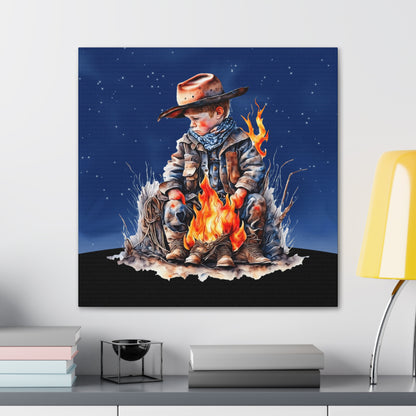 "Starry Night Cowboy" Wall Art - Weave Got Gifts - Unique Gifts You Won’t Find Anywhere Else!