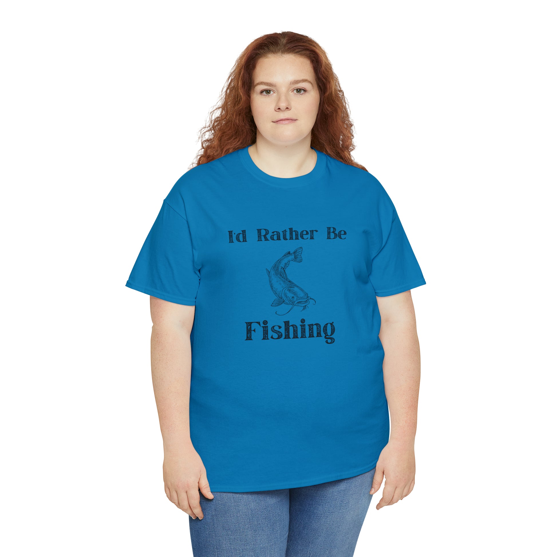 "Id Rather Be Fishing" T-Shirt - Weave Got Gifts - Unique Gifts You Won’t Find Anywhere Else!