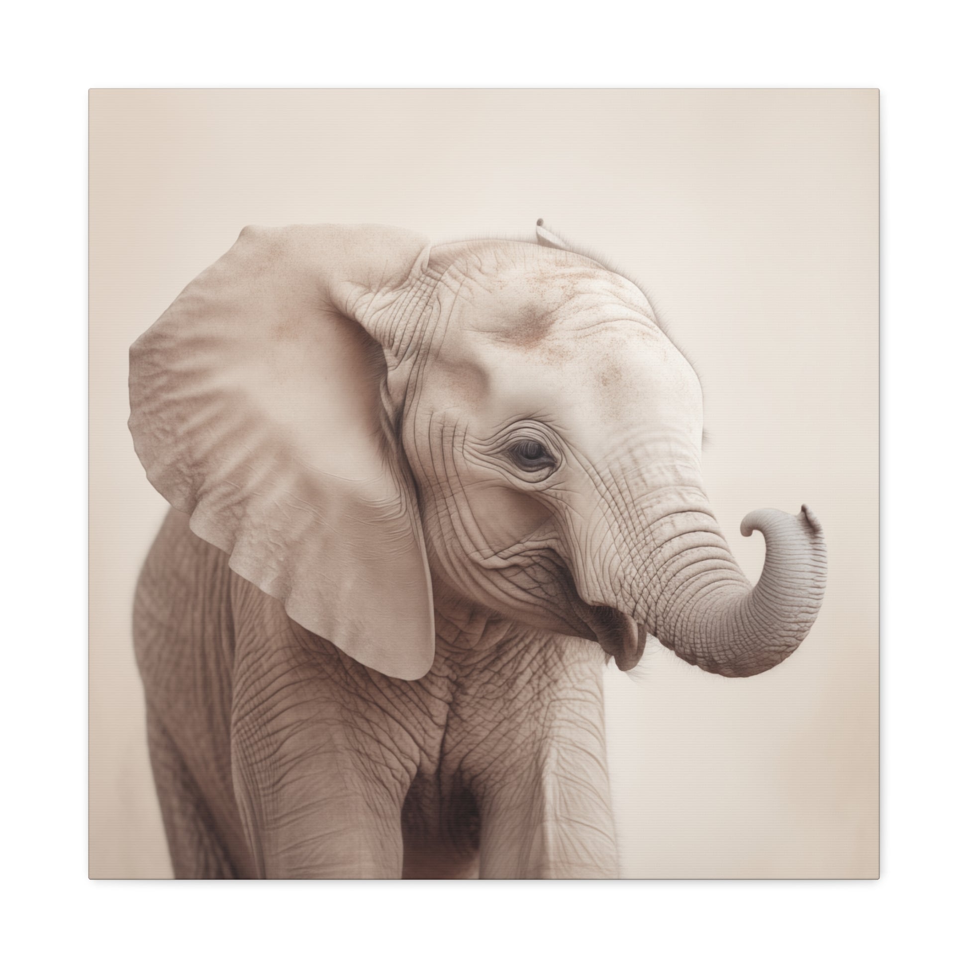 "Baby Elephant Portrait" Wall Art - Weave Got Gifts - Unique Gifts You Won’t Find Anywhere Else!