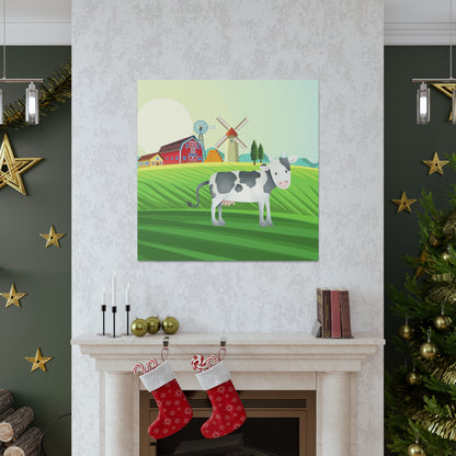 "Cow On A Farm" Kids Wall Art - Weave Got Gifts - Unique Gifts You Won’t Find Anywhere Else!