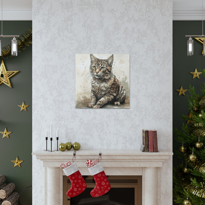 "Cat Illustration" Wall Art - Weave Got Gifts - Unique Gifts You Won’t Find Anywhere Else!