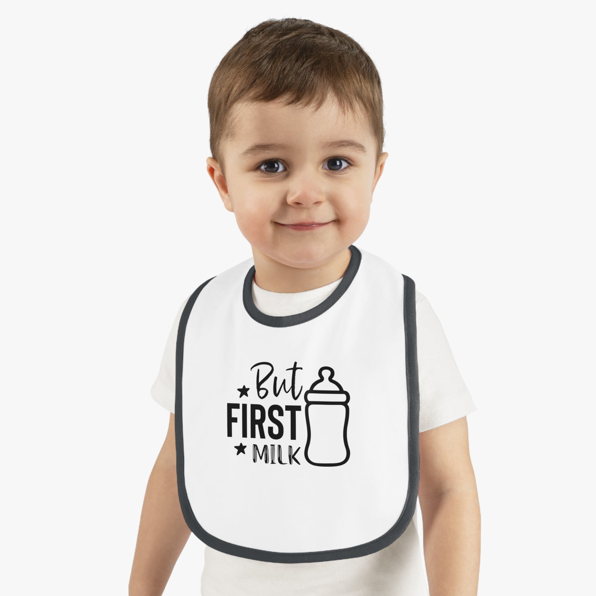 "But First Milk" Toddler Bib - Weave Got Gifts - Unique Gifts You Won’t Find Anywhere Else!