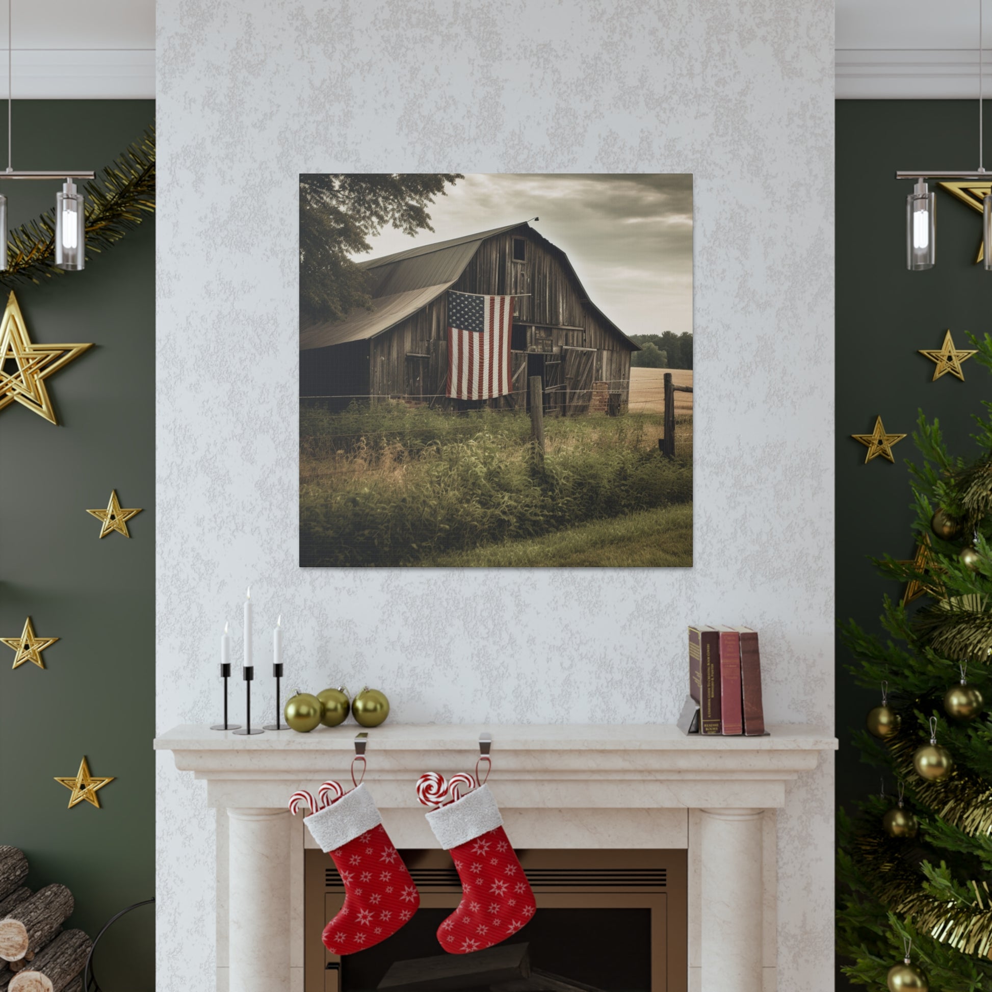 "American Farm" Wall Art - Weave Got Gifts - Unique Gifts You Won’t Find Anywhere Else!