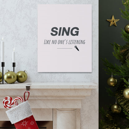 "Sing Like No One's Listening" Wall Art - Weave Got Gifts - Unique Gifts You Won’t Find Anywhere Else!