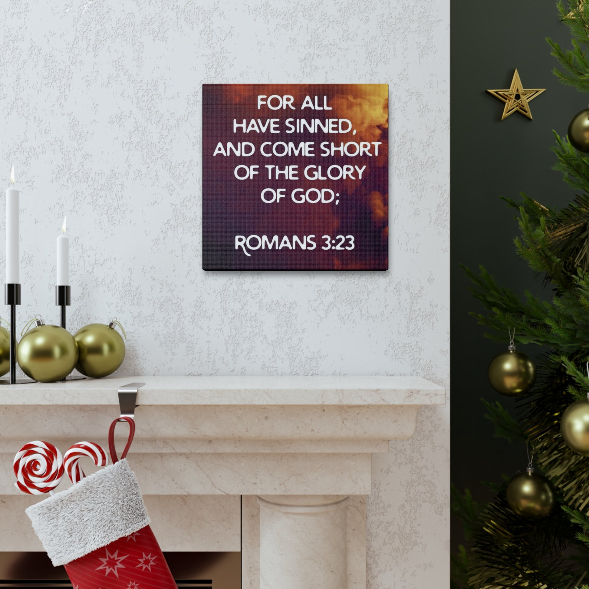 "For All Have Sinned And Come Short Of The Glory Of God" Wall Art - Weave Got Gifts - Unique Gifts You Won’t Find Anywhere Else!