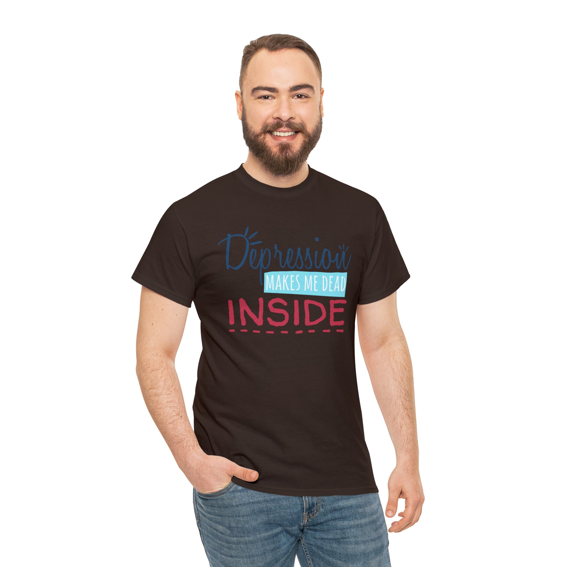 "Depression Makes Me Dead Inside" T-Shirt - Weave Got Gifts - Unique Gifts You Won’t Find Anywhere Else!