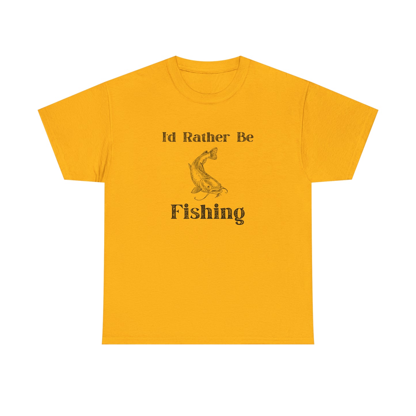 "Id Rather Be Fishing" T-Shirt - Weave Got Gifts - Unique Gifts You Won’t Find Anywhere Else!