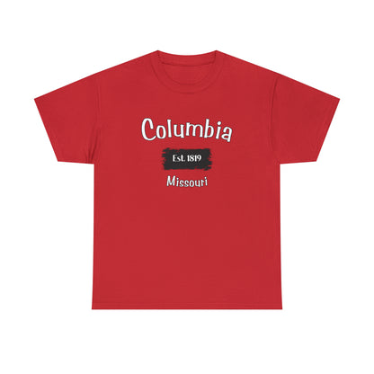 Classic cotton Columbia MO t-shirt for locals and visitors
