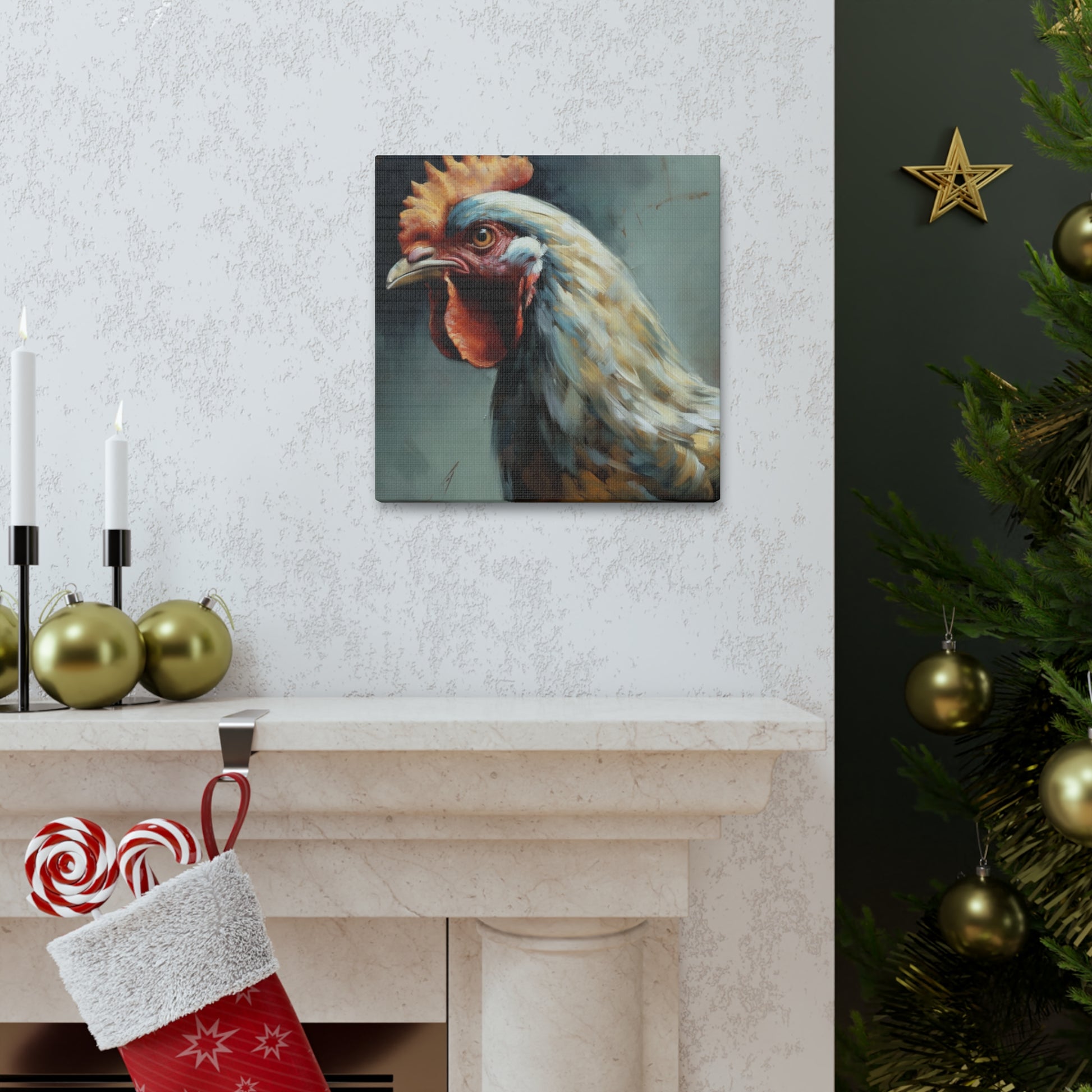 "Country Chicken" Wall Art - Weave Got Gifts - Unique Gifts You Won’t Find Anywhere Else!