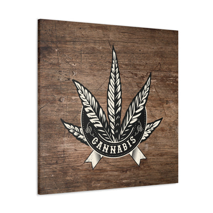 "Vintage Cannabis" Wall Art - Weave Got Gifts - Unique Gifts You Won’t Find Anywhere Else!