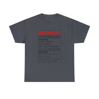 "Redhead Warning" T-Shirt - Weave Got Gifts - Unique Gifts You Won’t Find Anywhere Else!