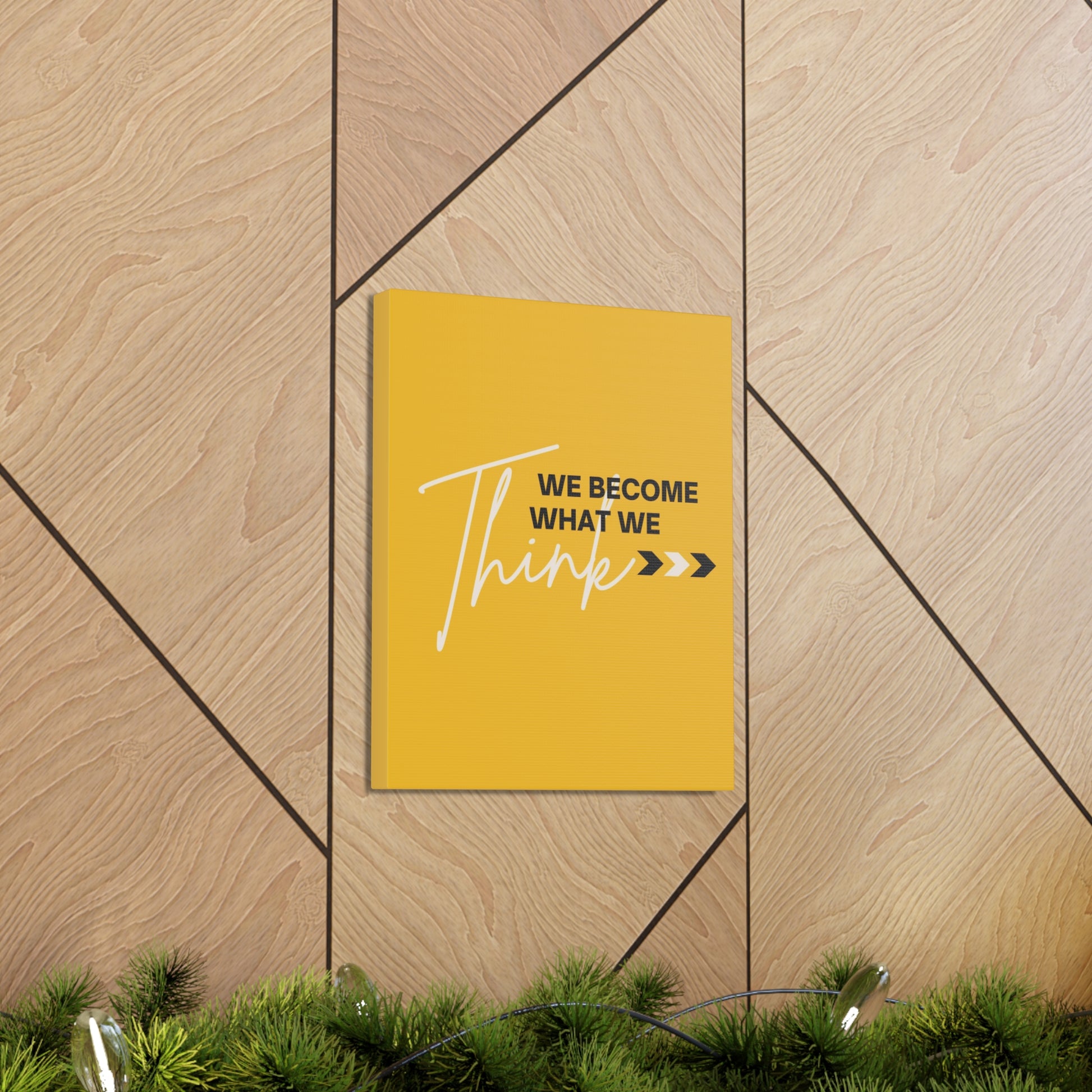 "We Become What We Think" Wall Art - Weave Got Gifts - Unique Gifts You Won’t Find Anywhere Else!