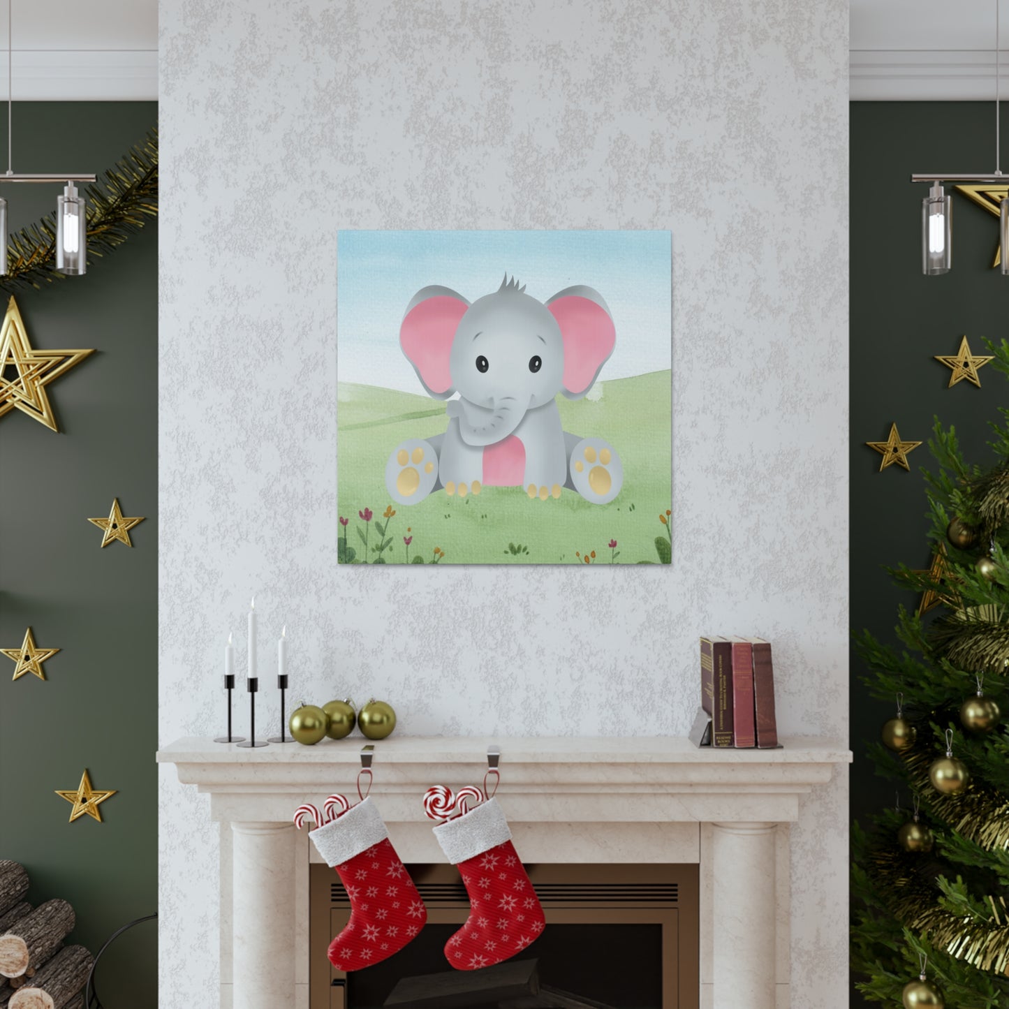 "Baby Elephant" Wall Art - Weave Got Gifts - Unique Gifts You Won’t Find Anywhere Else!
