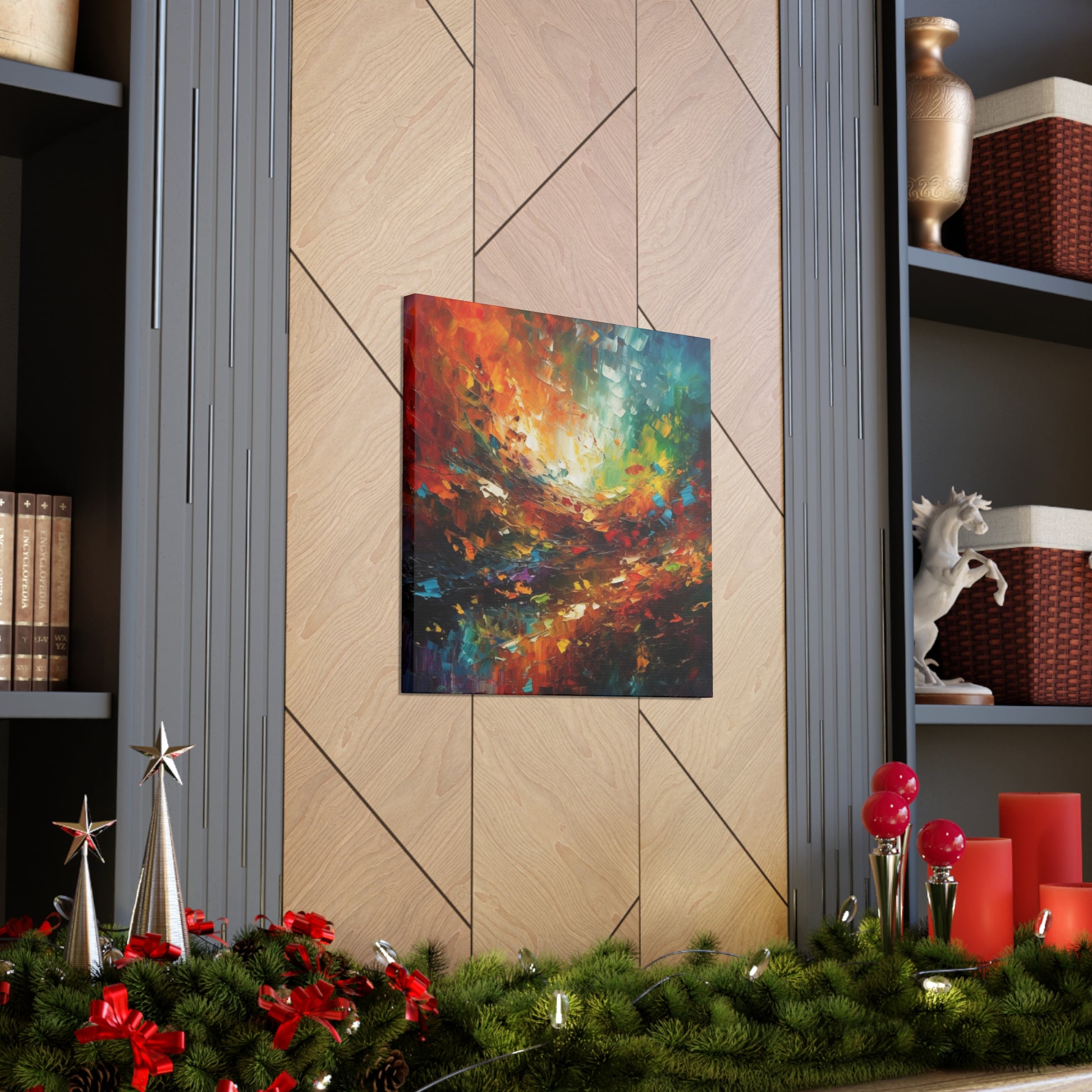 "Colorful Abstract Painting" Wall Art - Weave Got Gifts - Unique Gifts You Won’t Find Anywhere Else!