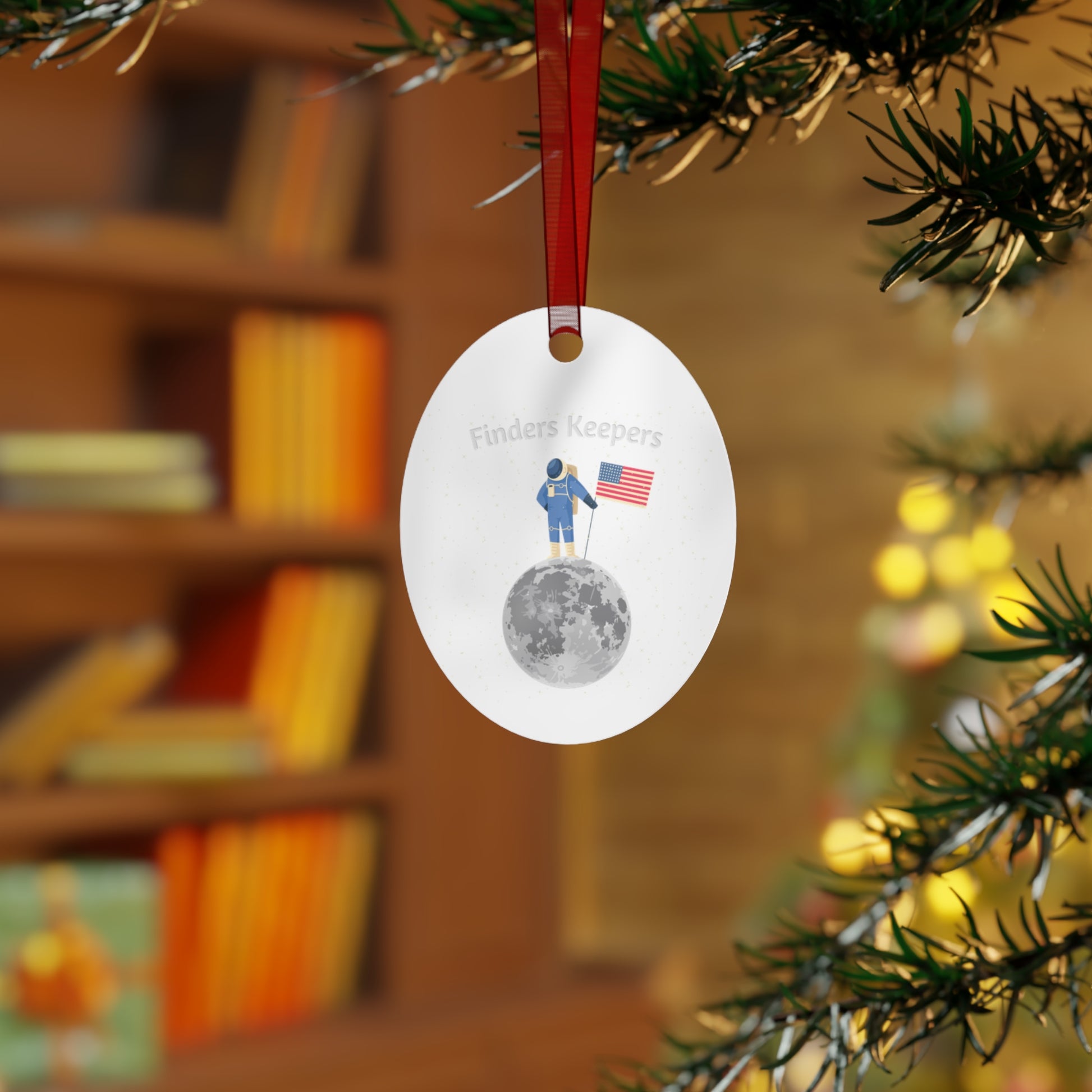 "Finders Keepers" Metal Ornament - Weave Got Gifts - Unique Gifts You Won’t Find Anywhere Else!