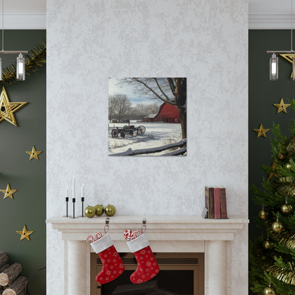 "Winter Farm Memories" Wall Art - Weave Got Gifts - Unique Gifts You Won’t Find Anywhere Else!