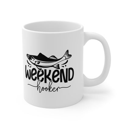 "Weekend Hooker" Fishing Coffee Mug - Weave Got Gifts - Unique Gifts You Won’t Find Anywhere Else!