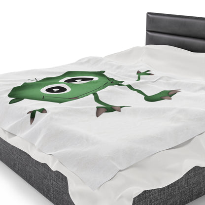 "Green Monster" Plush Blanket - Weave Got Gifts - Unique Gifts You Won’t Find Anywhere Else!