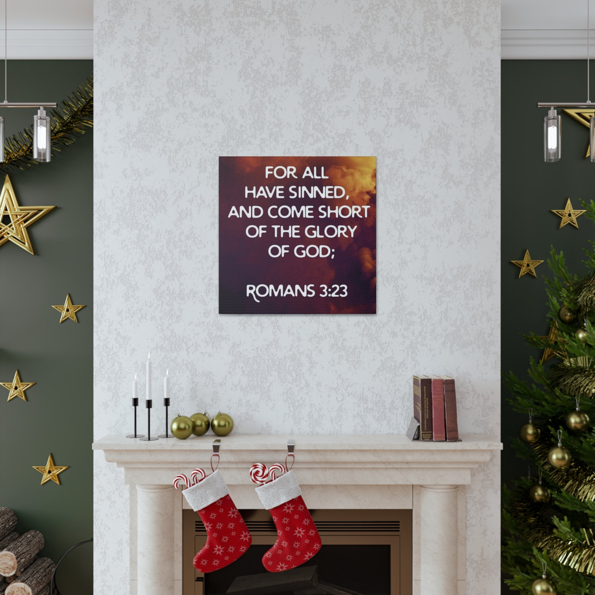 "For All Have Sinned And Come Short Of The Glory Of God" Wall Art - Weave Got Gifts - Unique Gifts You Won’t Find Anywhere Else!