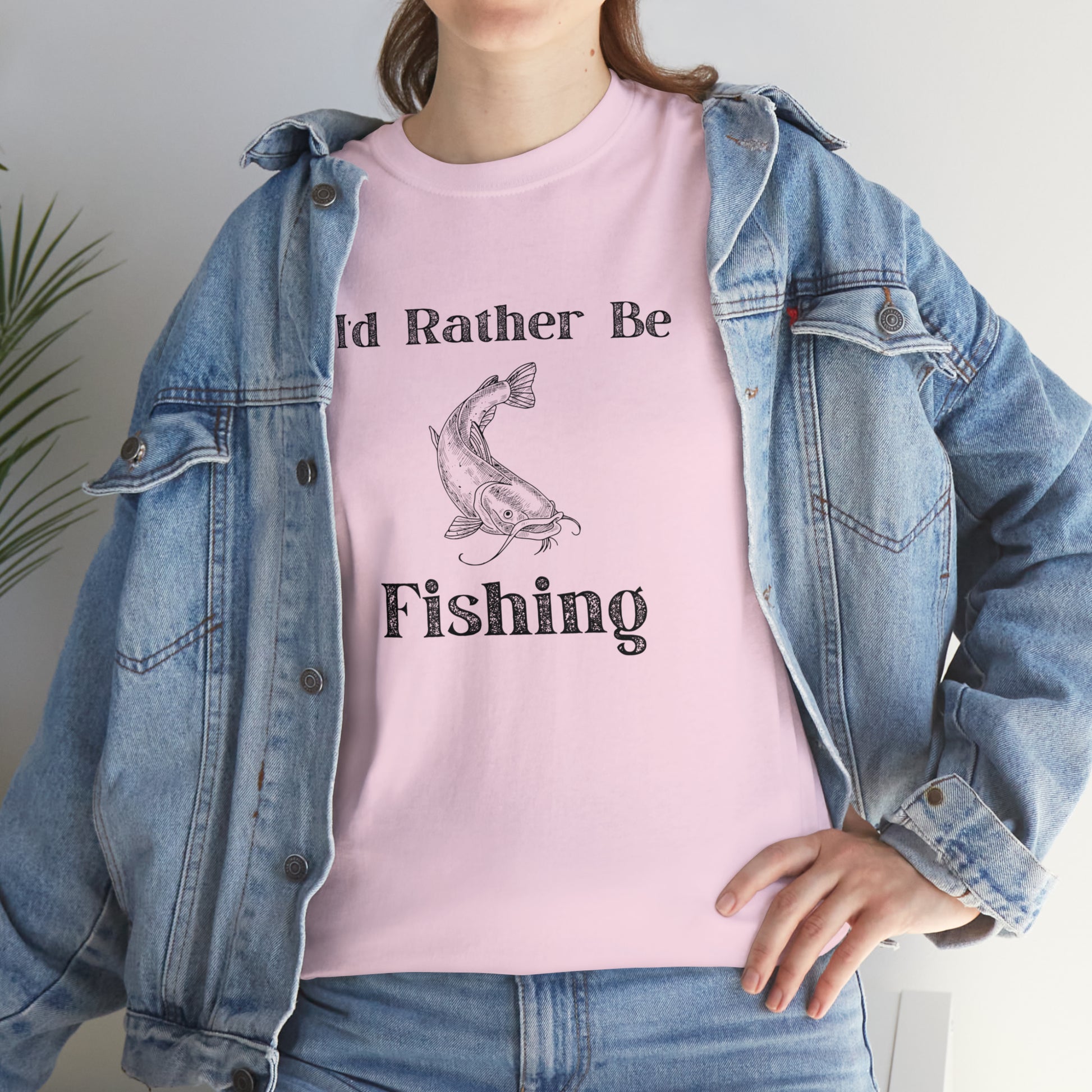 "Id Rather Be Fishing" T-Shirt - Weave Got Gifts - Unique Gifts You Won’t Find Anywhere Else!