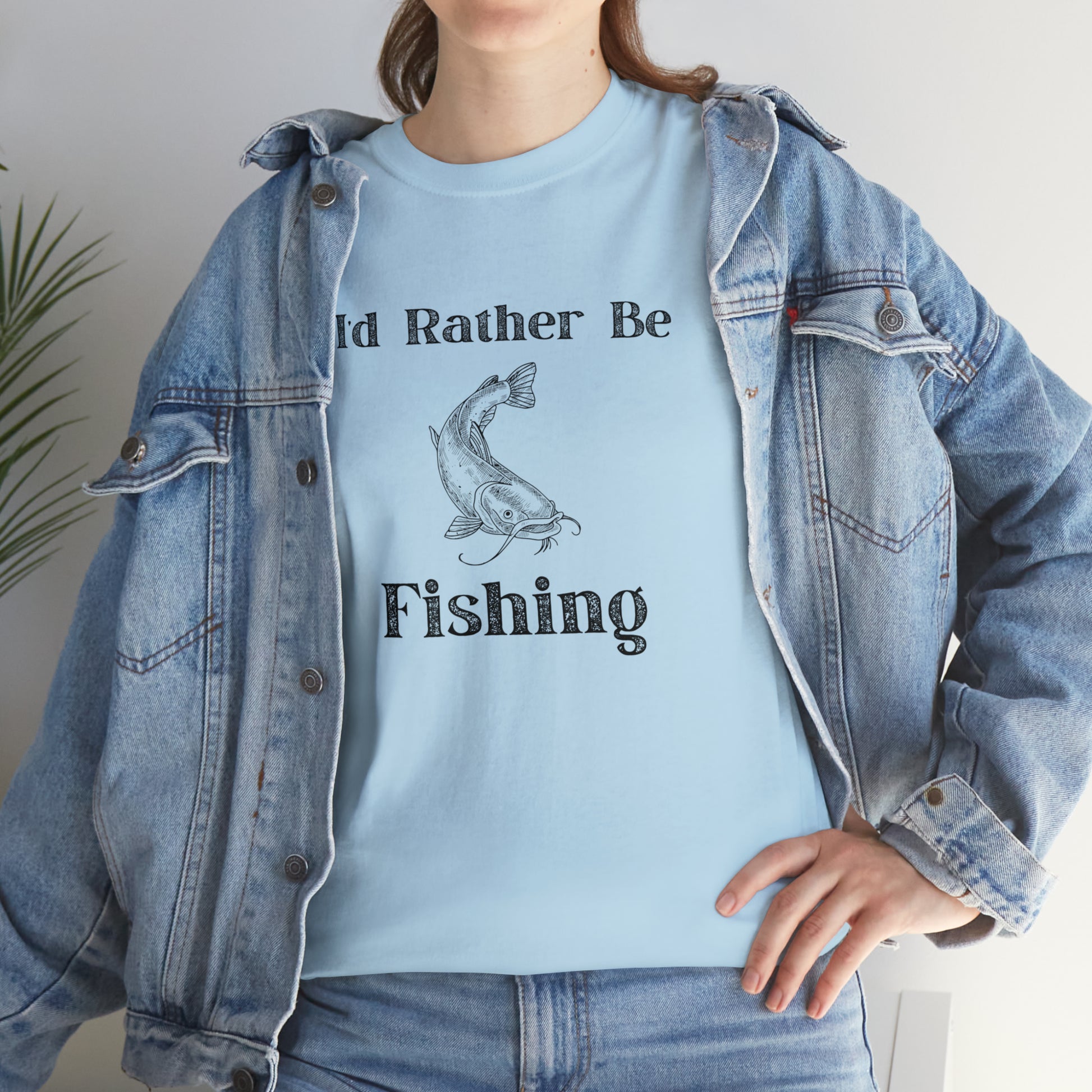 "Id Rather Be Fishing" T-Shirt - Weave Got Gifts - Unique Gifts You Won’t Find Anywhere Else!