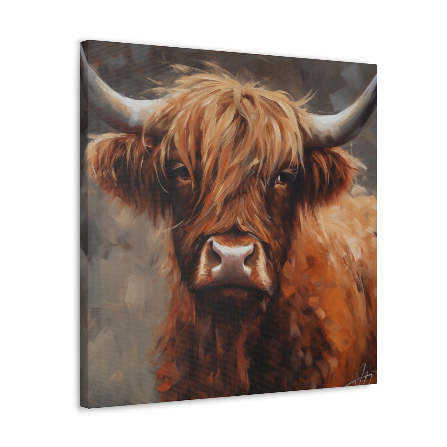"Highland Cow Painting" Wall Art - Weave Got Gifts - Unique Gifts You Won’t Find Anywhere Else!