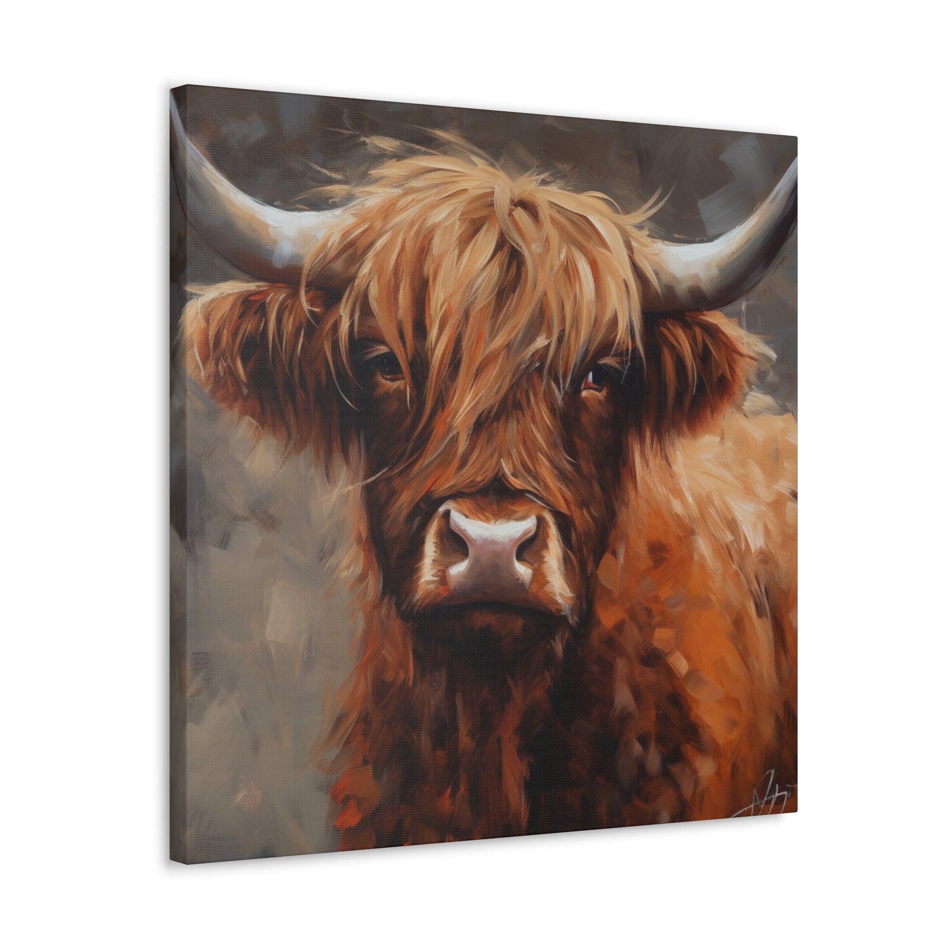 "Highland Cow Painting" Wall Art - Weave Got Gifts - Unique Gifts You Won’t Find Anywhere Else!