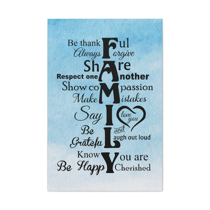 Inspirational family quotes wall art with uplifting messages
