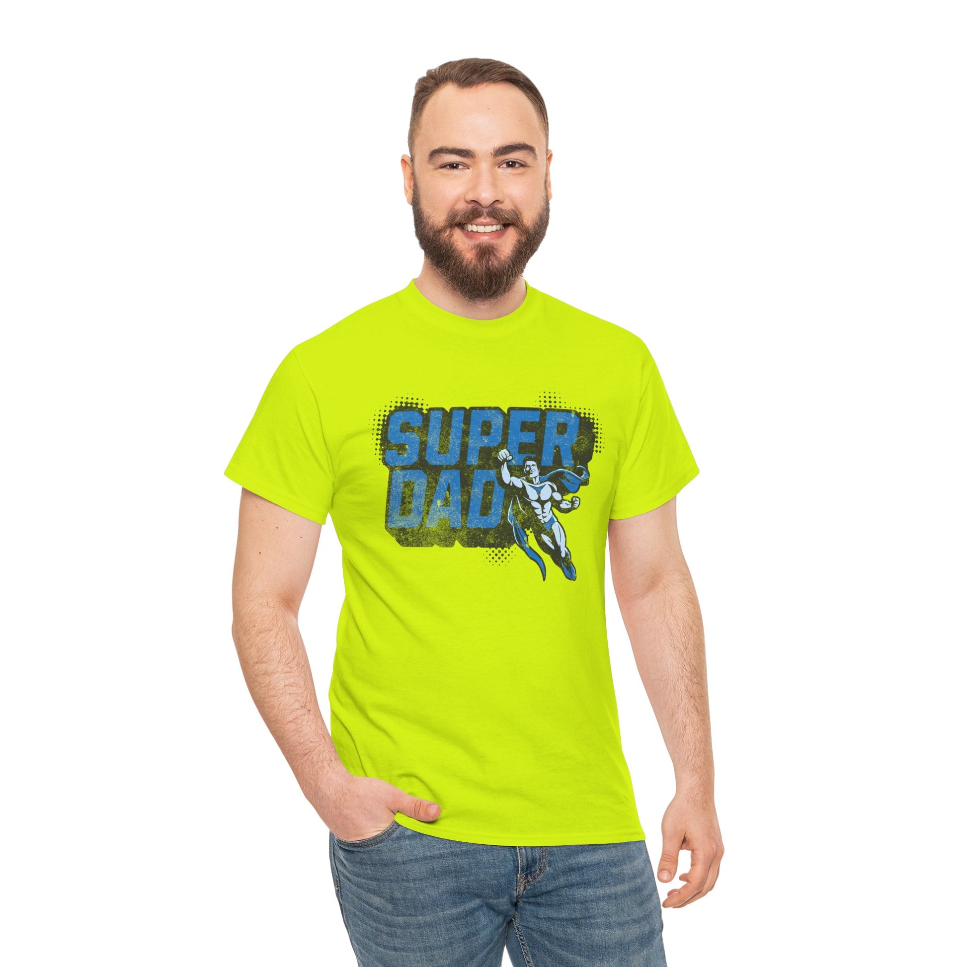 vintage distressed super dad tee

