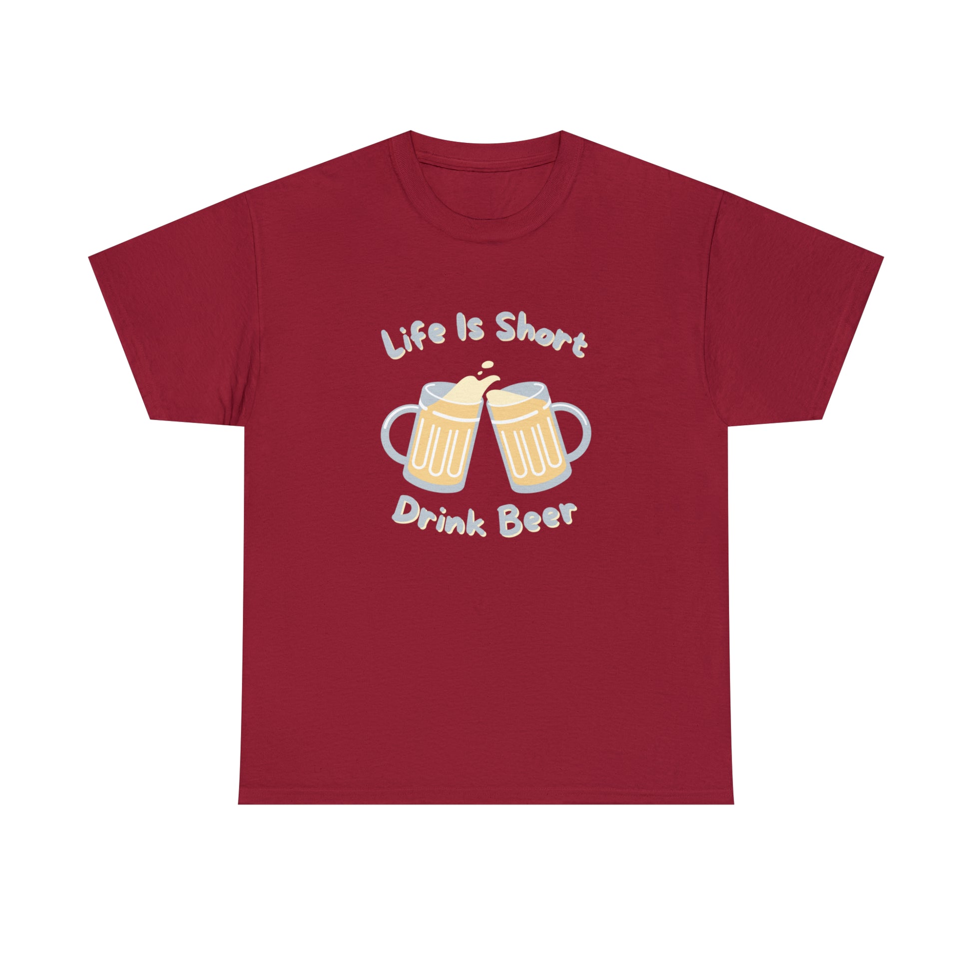 "Life Is Short, Drink Beer" T-Shirt - Weave Got Gifts - Unique Gifts You Won’t Find Anywhere Else!