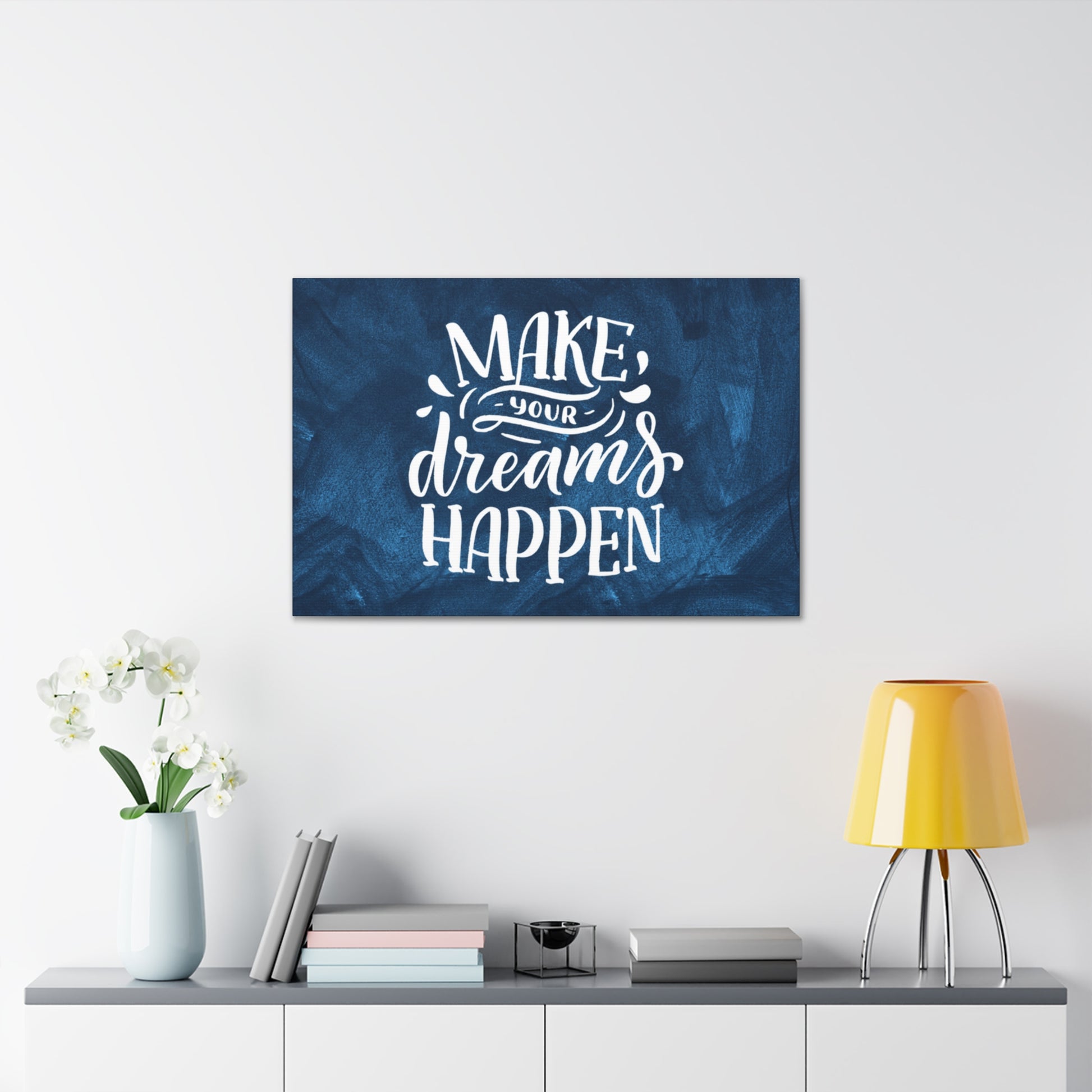 Motivational wall art for bedroom or living room
