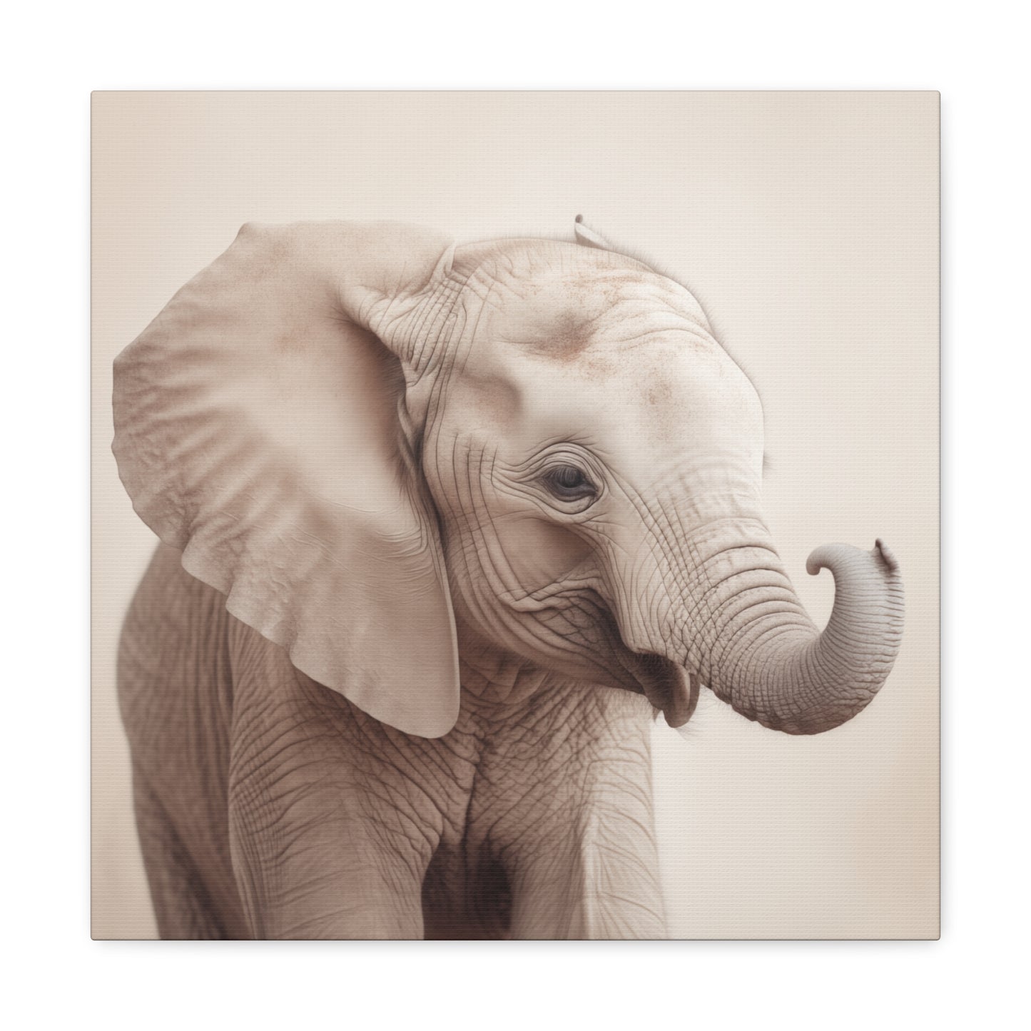 "Baby Elephant Portrait" Wall Art - Weave Got Gifts - Unique Gifts You Won’t Find Anywhere Else!