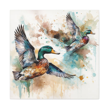 "Flying Ducks Painting" Wall Art - Weave Got Gifts - Unique Gifts You Won’t Find Anywhere Else!
