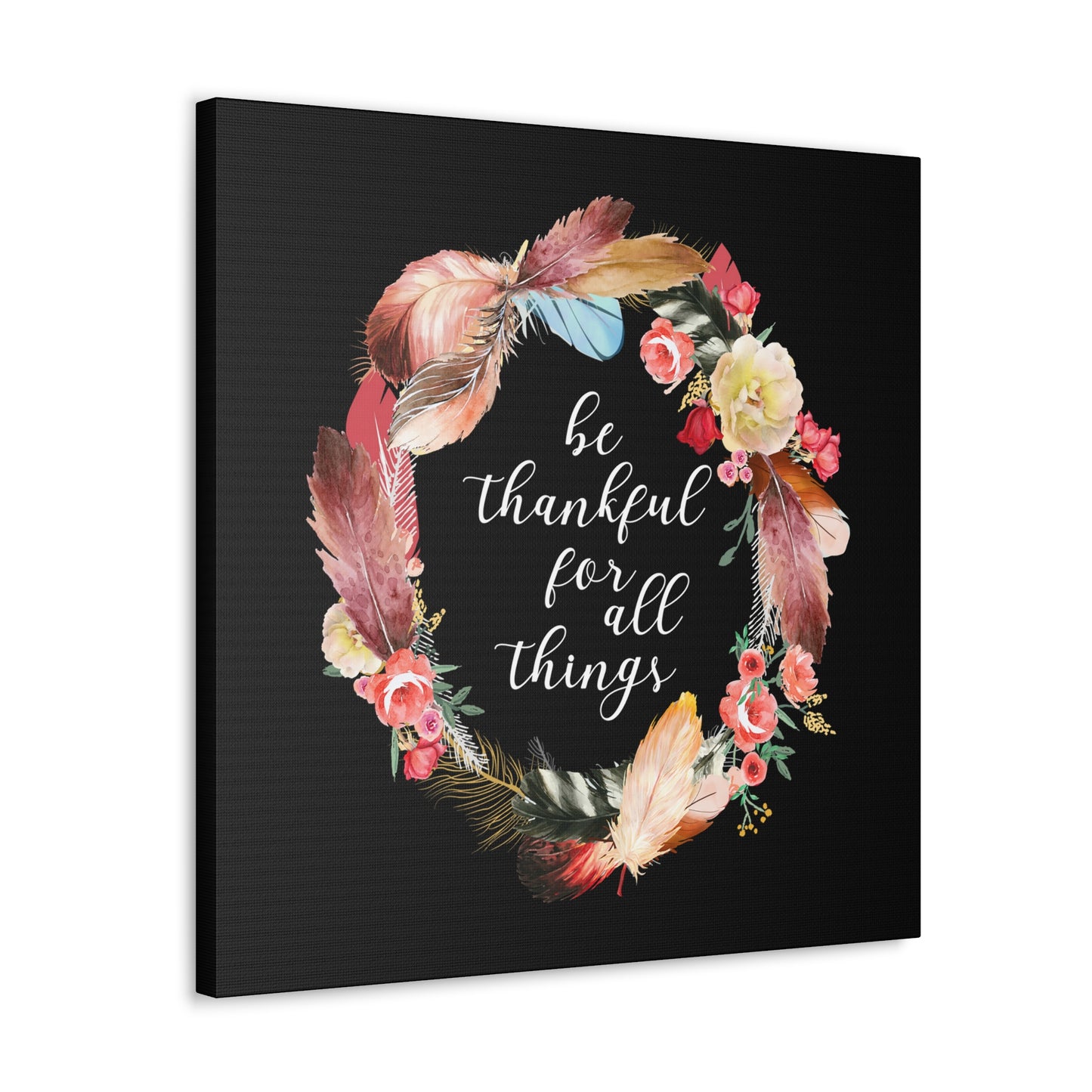 "Be Thankful For All Things" Wall Art - Weave Got Gifts - Unique Gifts You Won’t Find Anywhere Else!