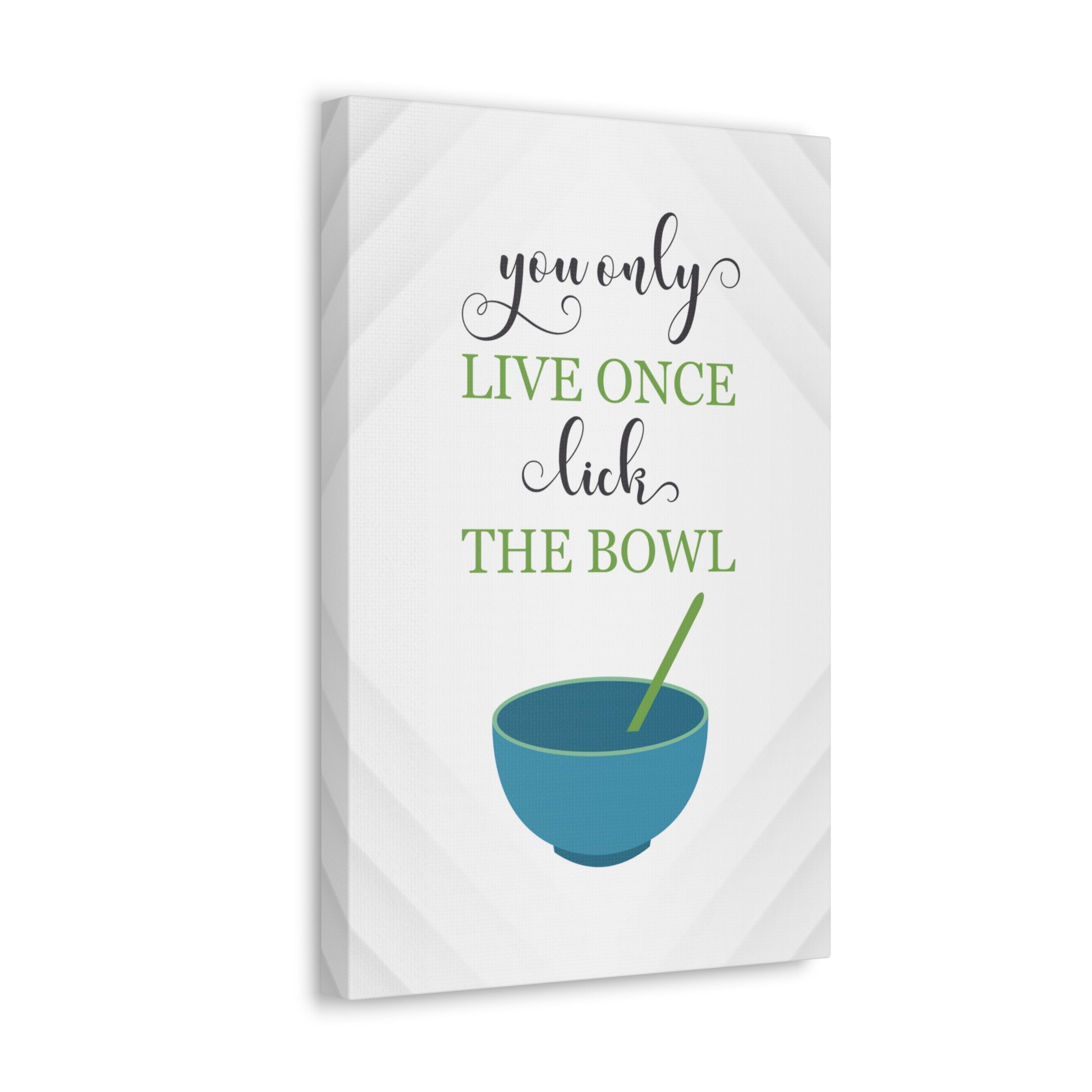 "YOLO, Lick The Bowl" Wall Art - Weave Got Gifts - Unique Gifts You Won’t Find Anywhere Else!