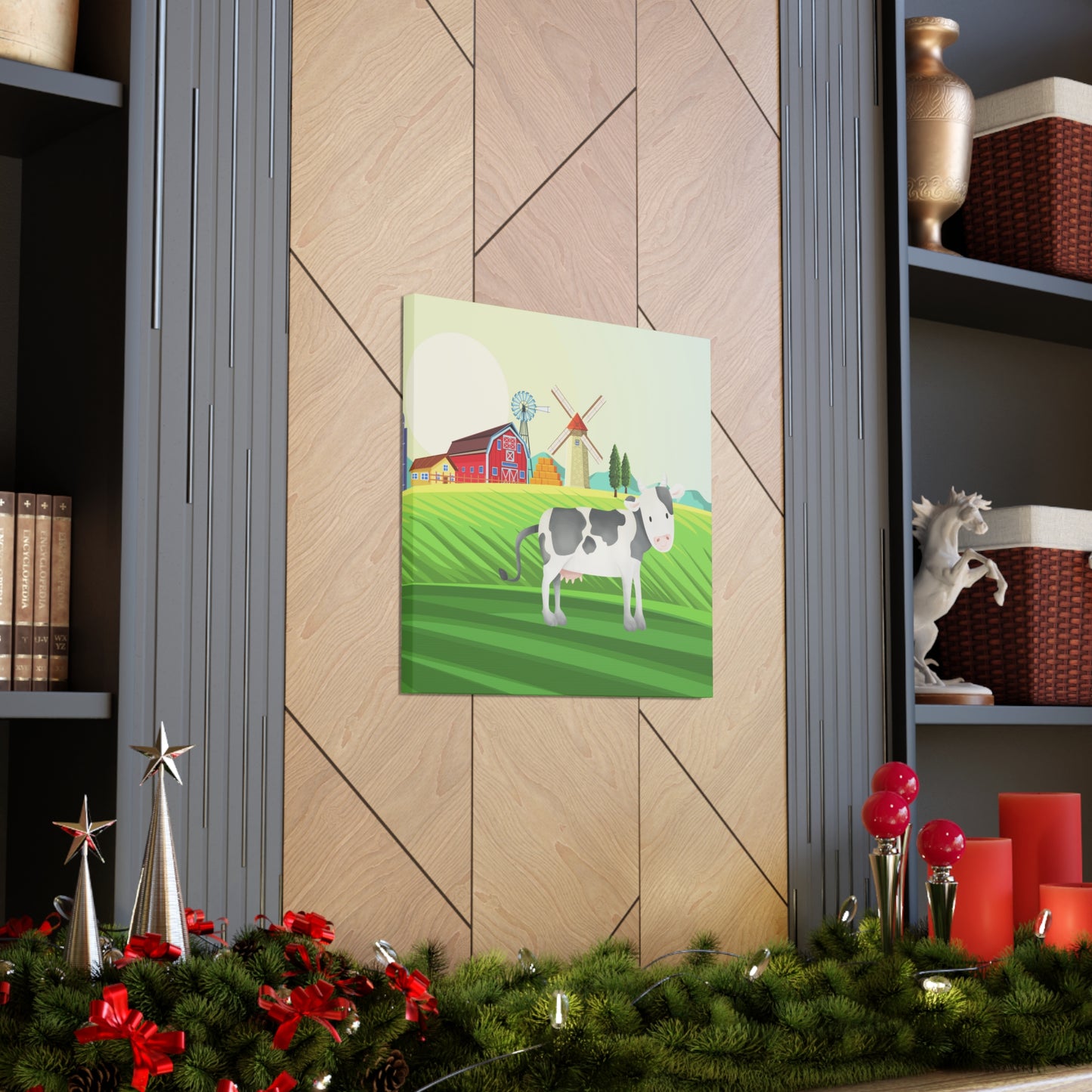 "Cow On A Farm" Kids Wall Art - Weave Got Gifts - Unique Gifts You Won’t Find Anywhere Else!