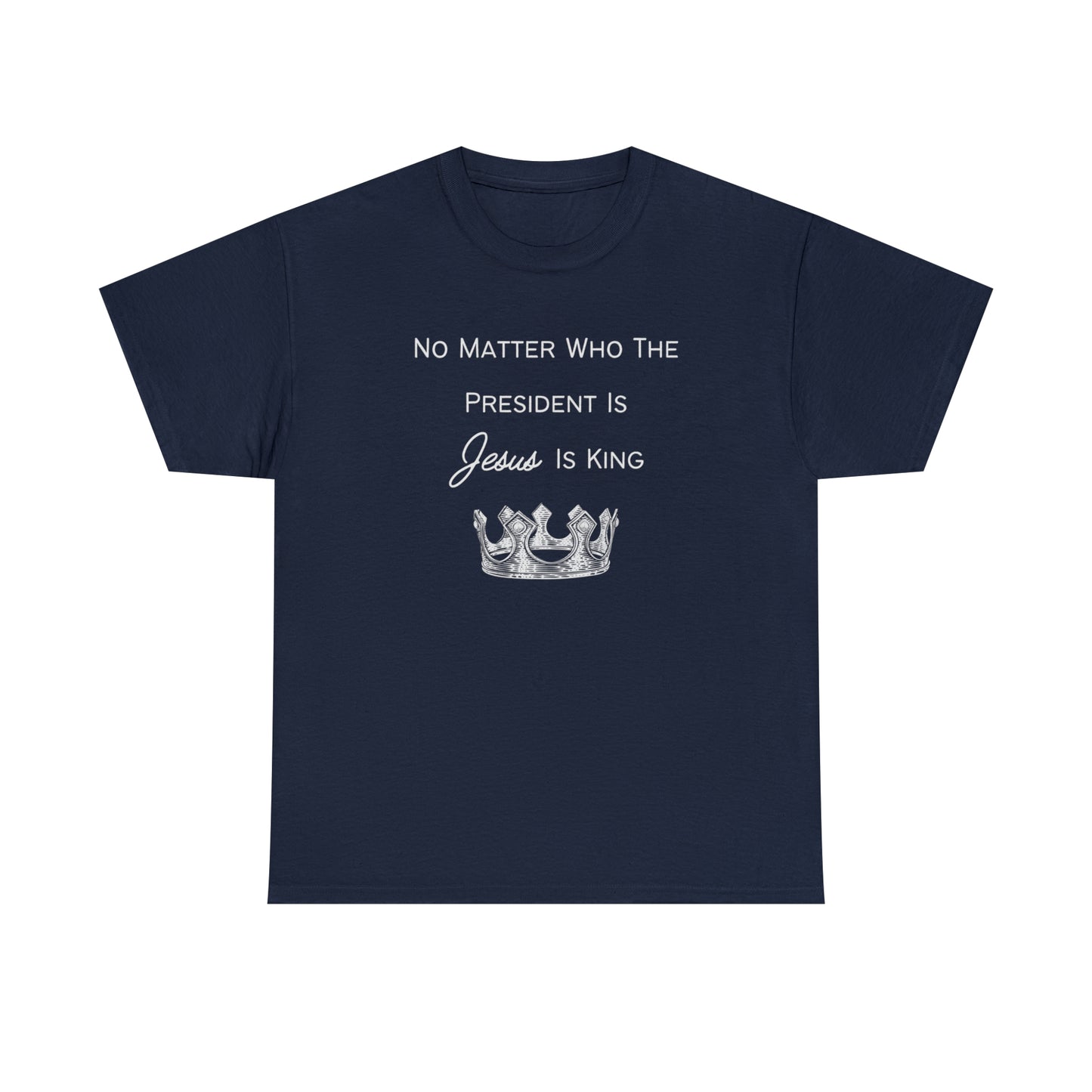Comfortable and durable "Jesus Is King" t-shirt