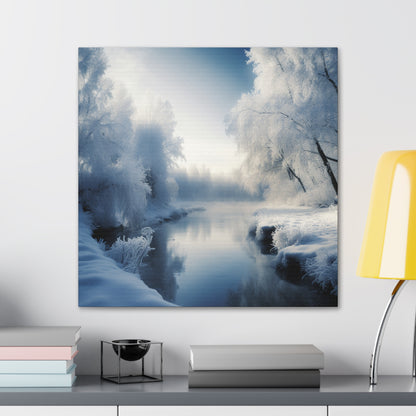 "Winter Wonderland By The Creek" Wall Art - Weave Got Gifts - Unique Gifts You Won’t Find Anywhere Else!