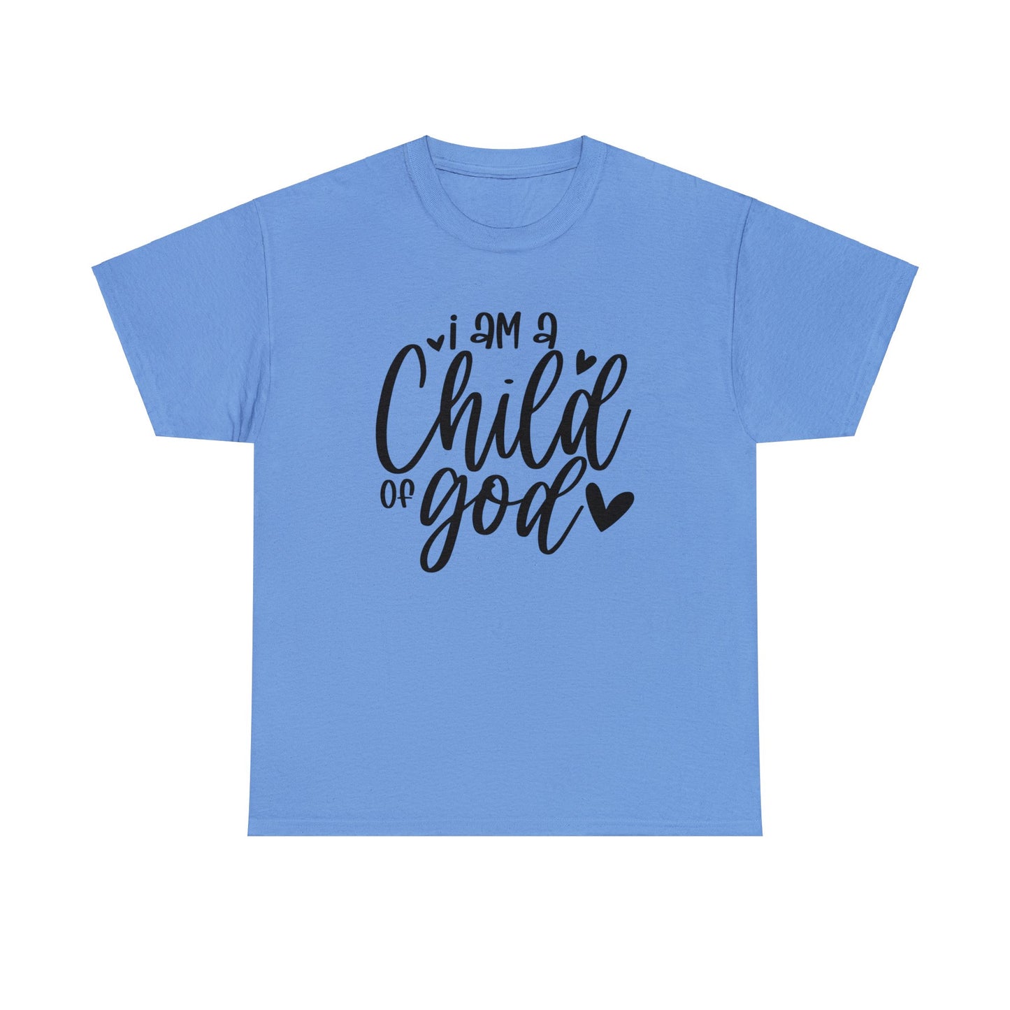 Spiritual t-shirt with I Am a Child of God text
