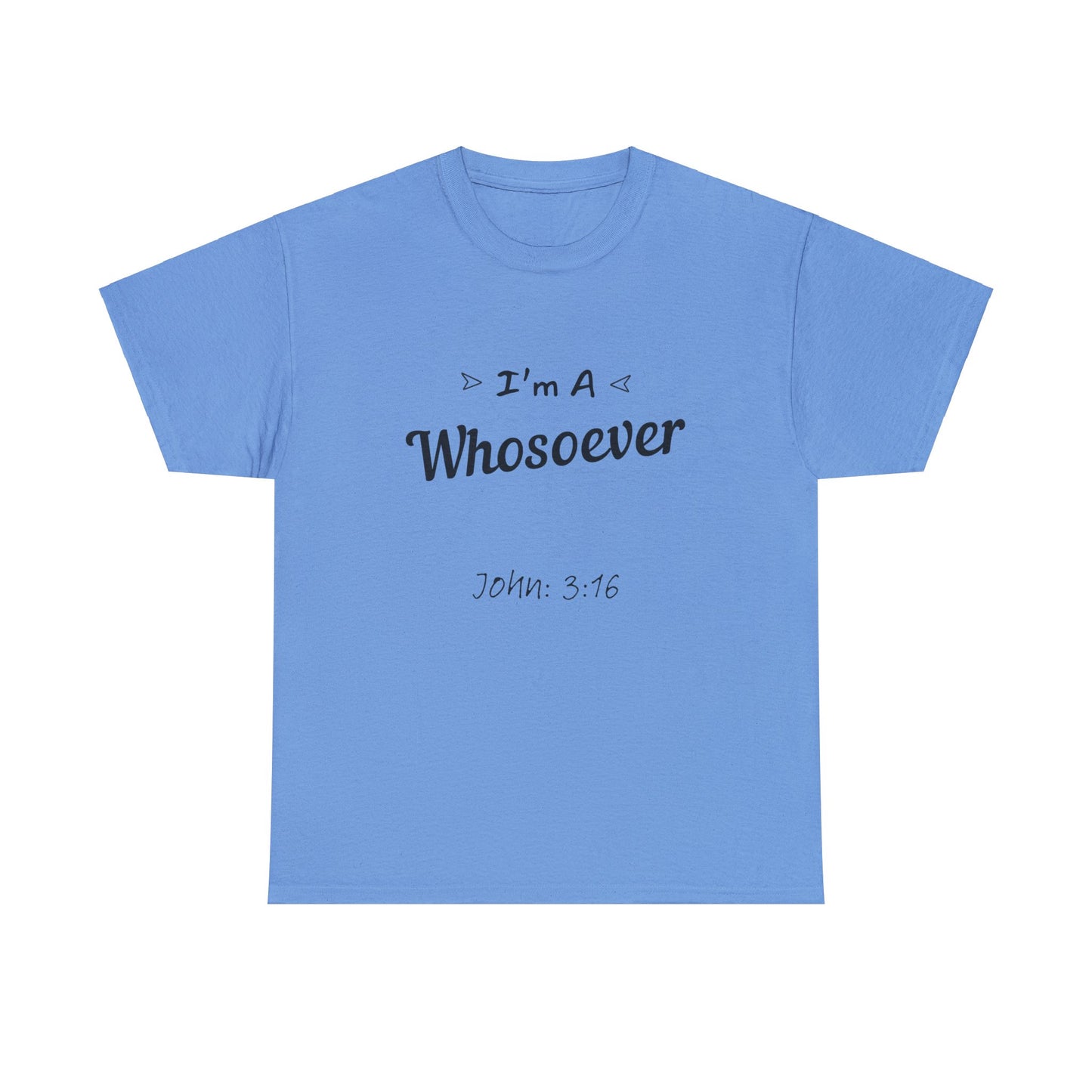 "Everlasting life promise T-shirt inspired by John 3:16 for Christians."