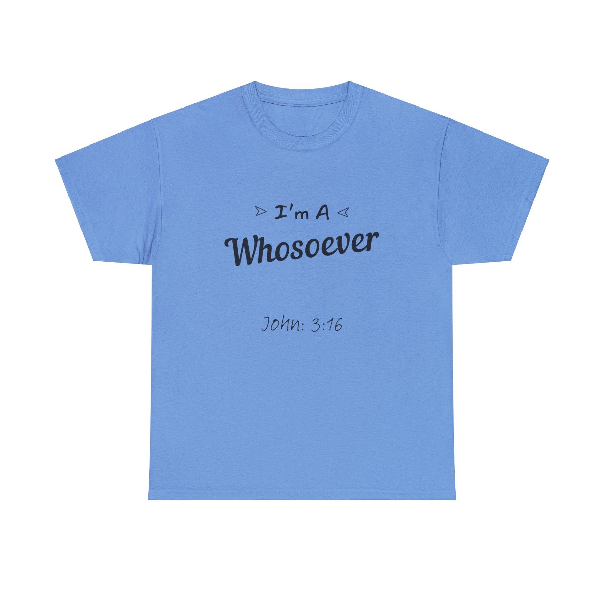 "Everlasting life promise T-shirt inspired by John 3:16 for Christians."
