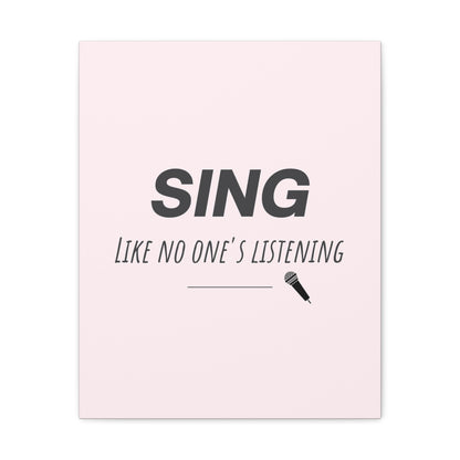 "Sing Like No One's Listening" Wall Art - Weave Got Gifts - Unique Gifts You Won’t Find Anywhere Else!