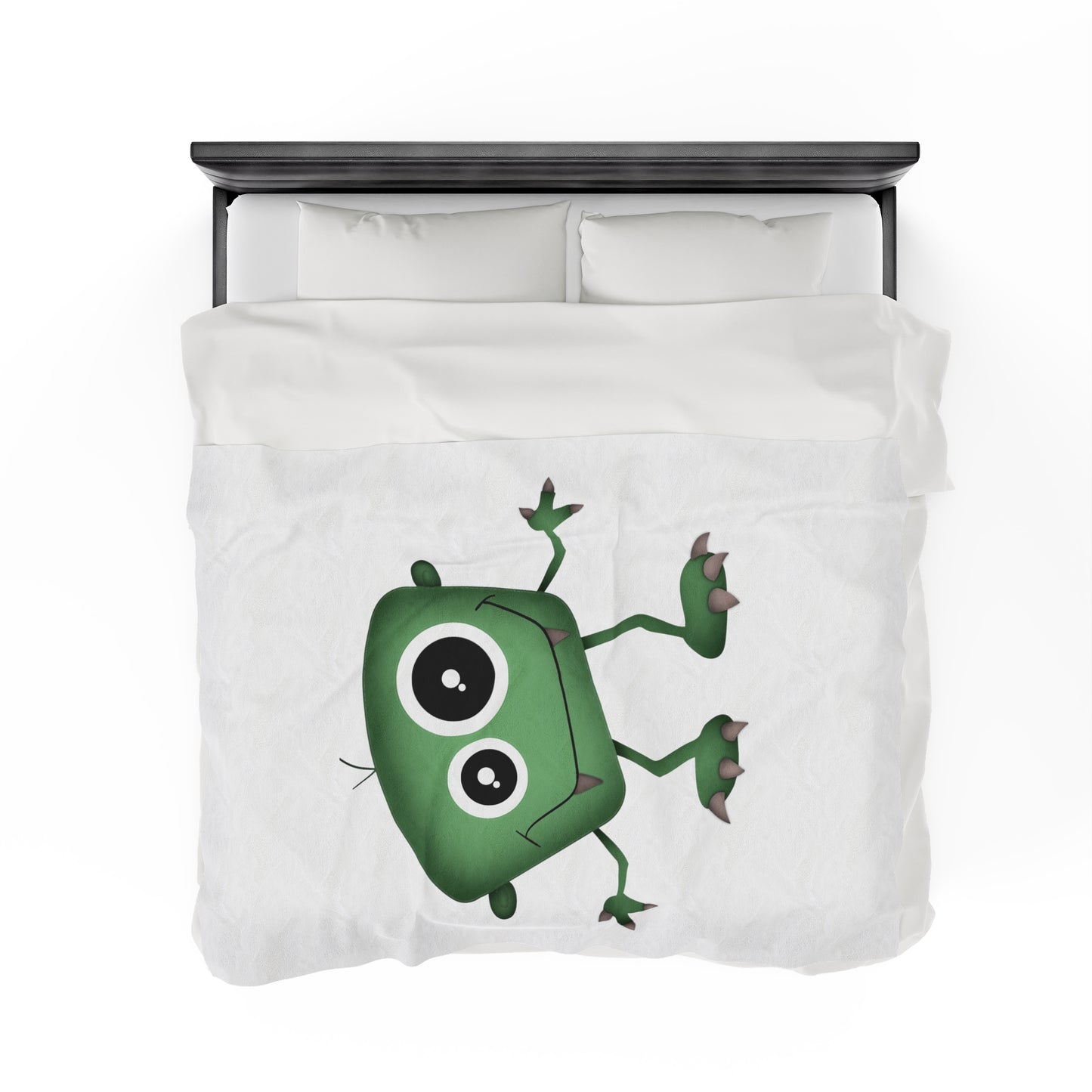 "Green Monster" Plush Blanket - Weave Got Gifts - Unique Gifts You Won’t Find Anywhere Else!