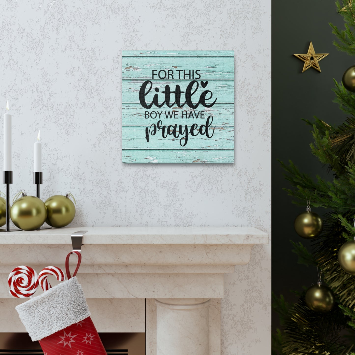 "For This Little Boy, We Have Prayed" Wall Art - Weave Got Gifts - Unique Gifts You Won’t Find Anywhere Else!