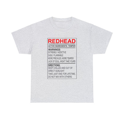 "Redhead Warning" T-Shirt - Weave Got Gifts - Unique Gifts You Won’t Find Anywhere Else!