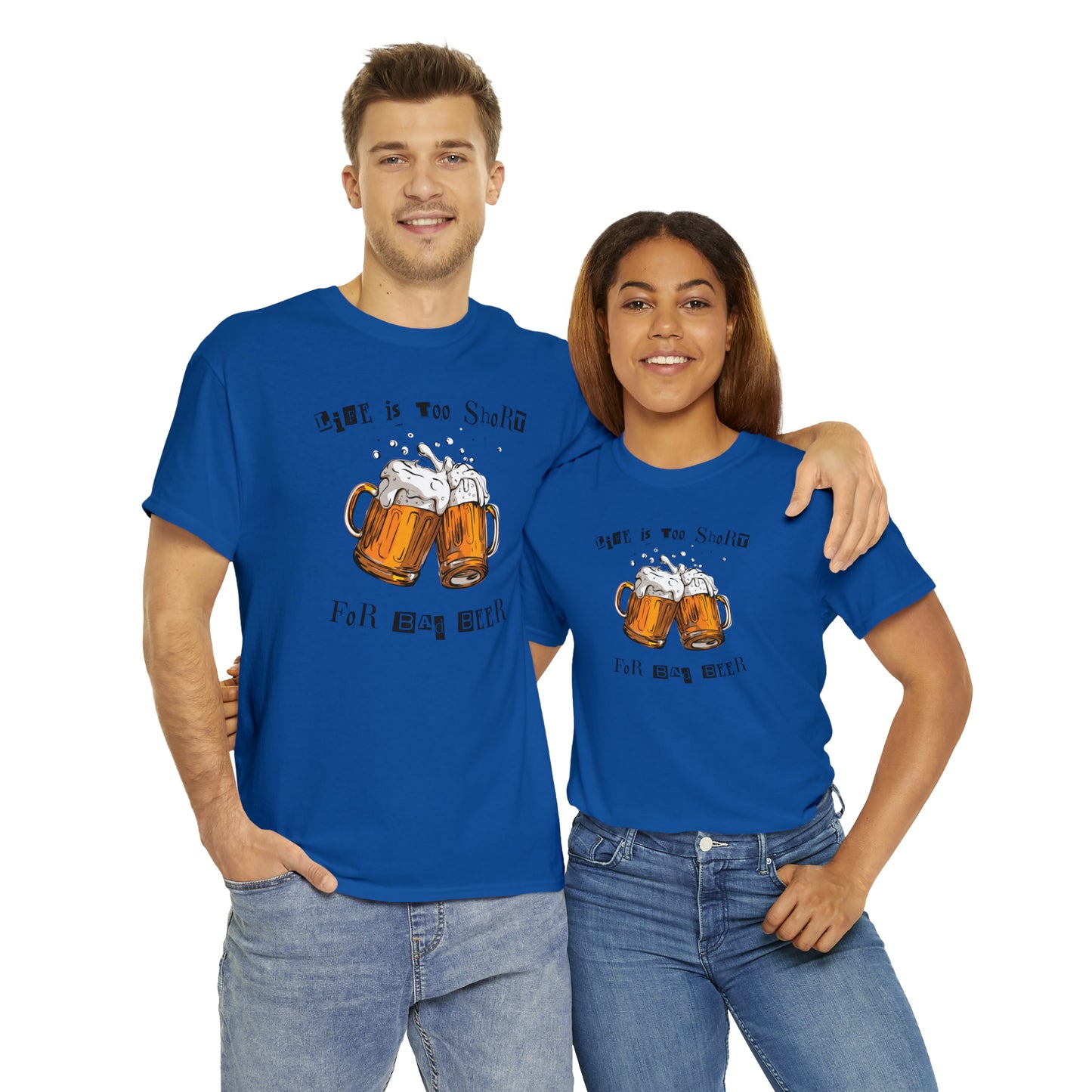 "Life Is Too Short for Bad Beer" T-Shirt - Weave Got Gifts - Unique Gifts You Won’t Find Anywhere Else!